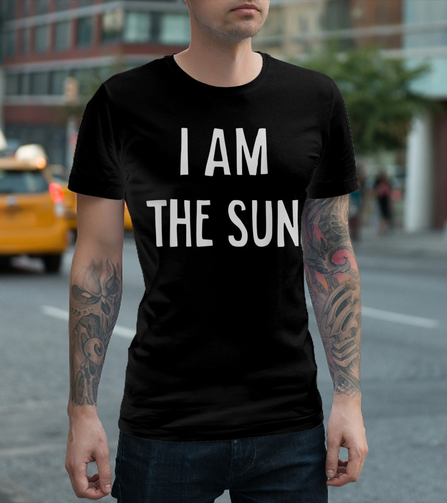 I Am The Sun Funny Lazy Halloween T-Shirt