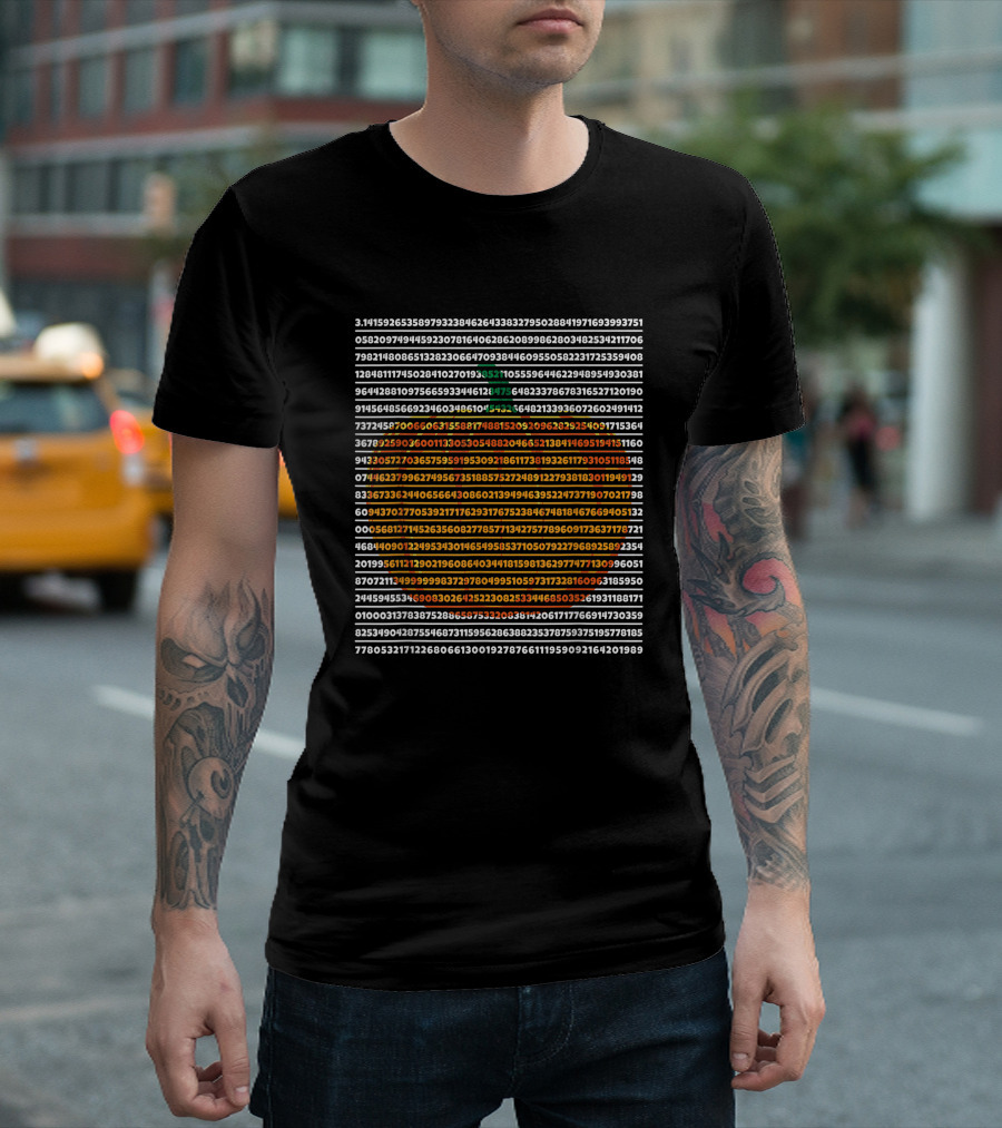 Pi Digits Pumpkin Pie Math Pun Pi Day T-Shirt