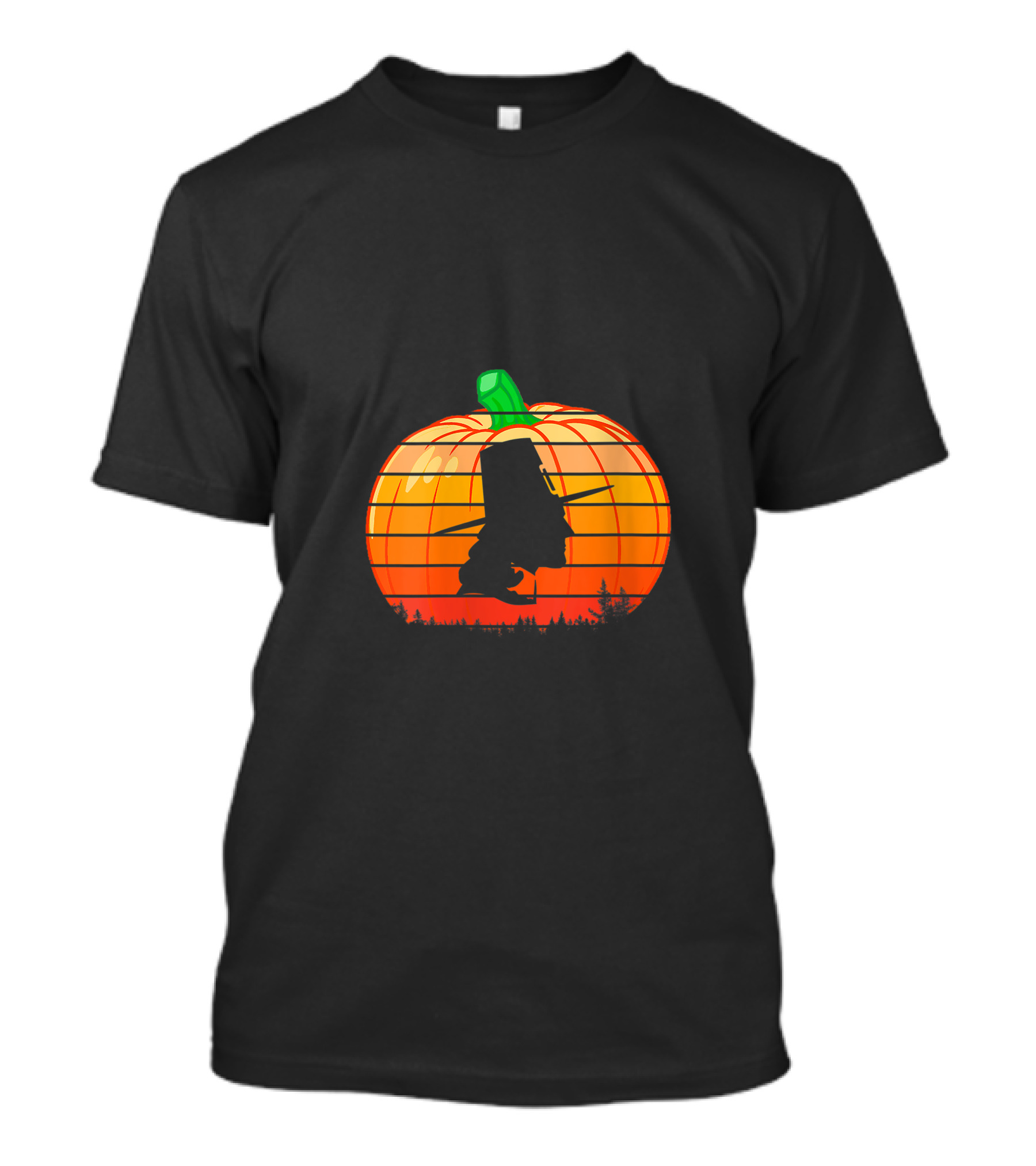 Retro Pumpkin Pilgrim Hat Turkey Day Vintage Men Women T-Shirt