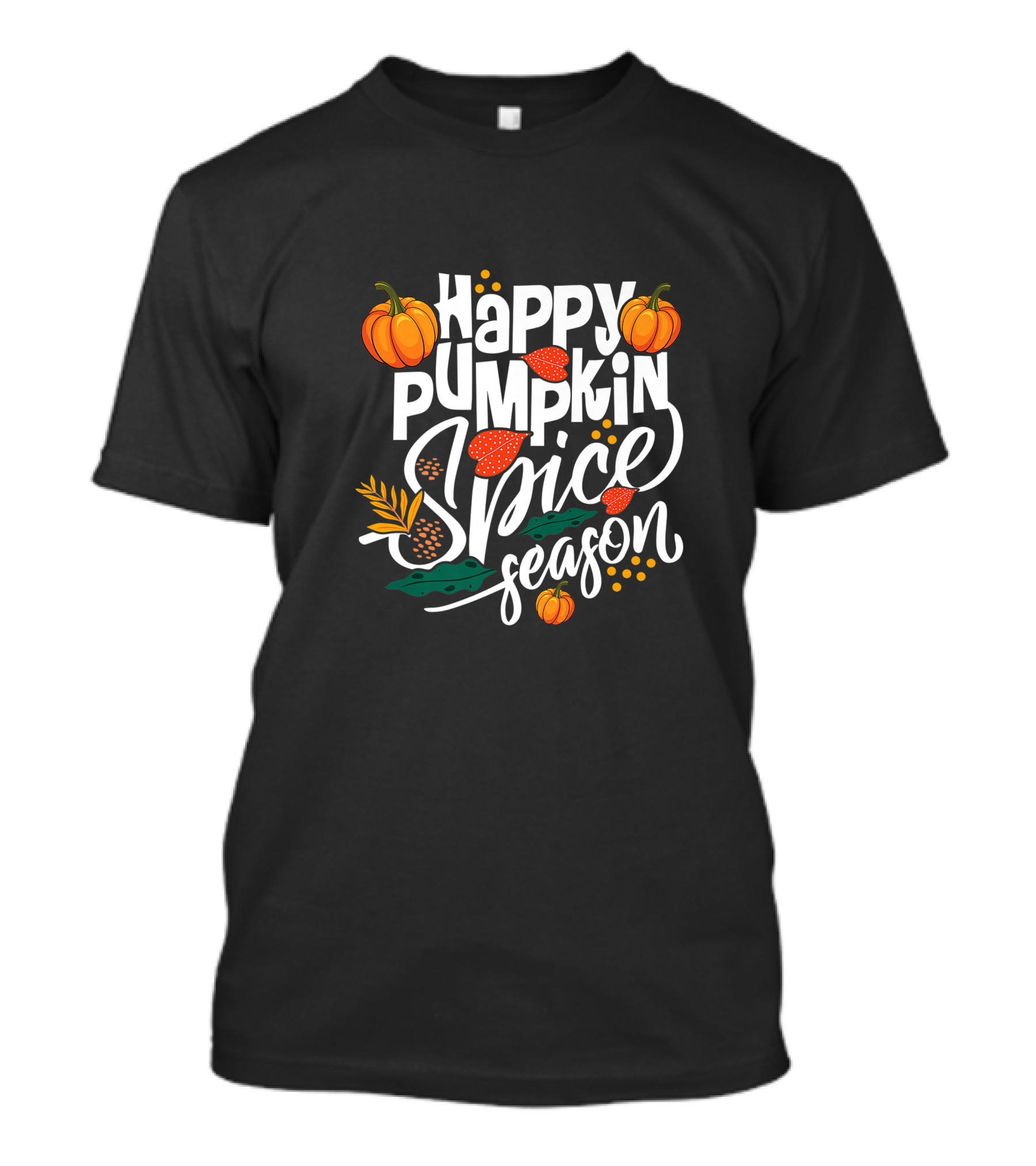 Happy Pumpkin Spice Season Funny Halloween Thanksgiving Day Premium T-Shirt