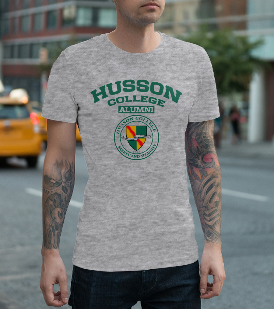 Husson College Alumni Safety And Security 1898 Character Humility T-Shirt