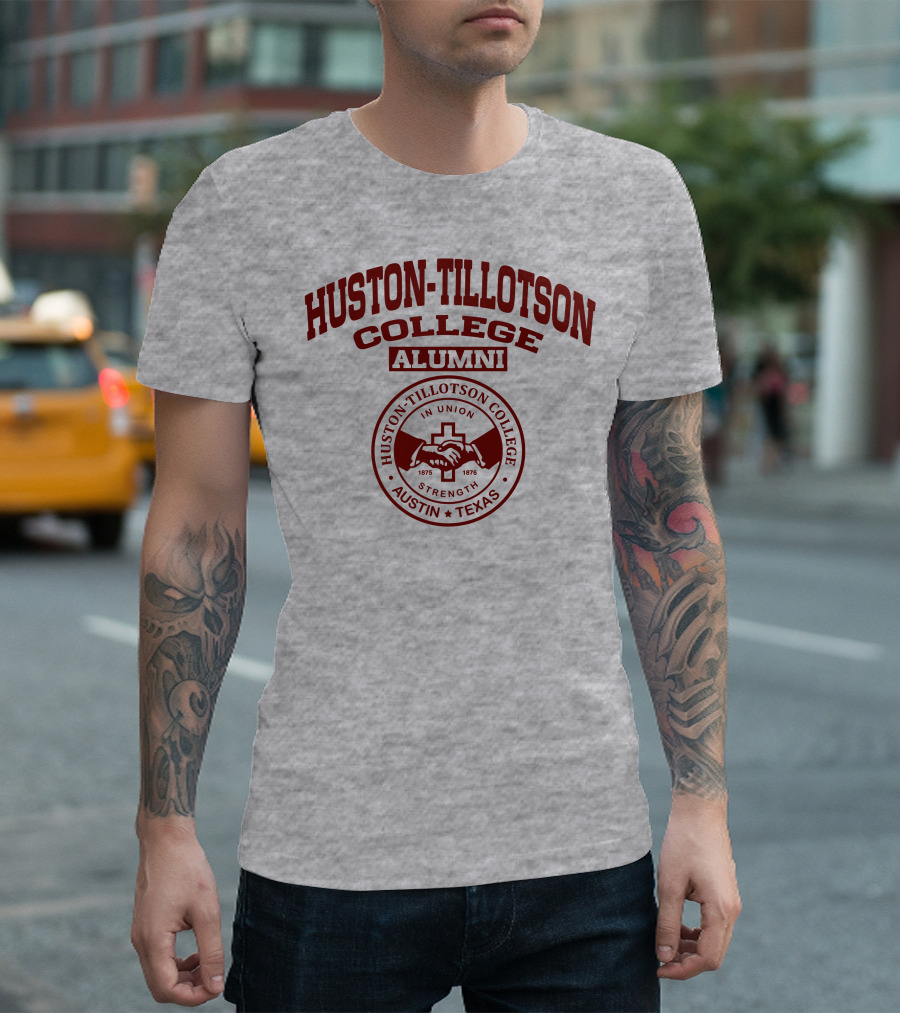 Huston Tillotson College Alumni Strength Austin Texas 1875 1876 T-Shirt