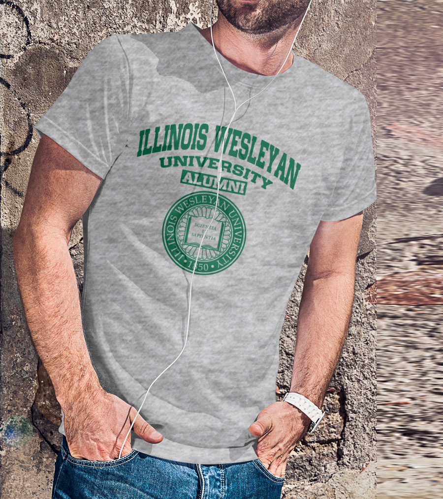 Illinois Wesleyan University Alumni Scientia Et Sapientia Seal 1850 T-Shirt