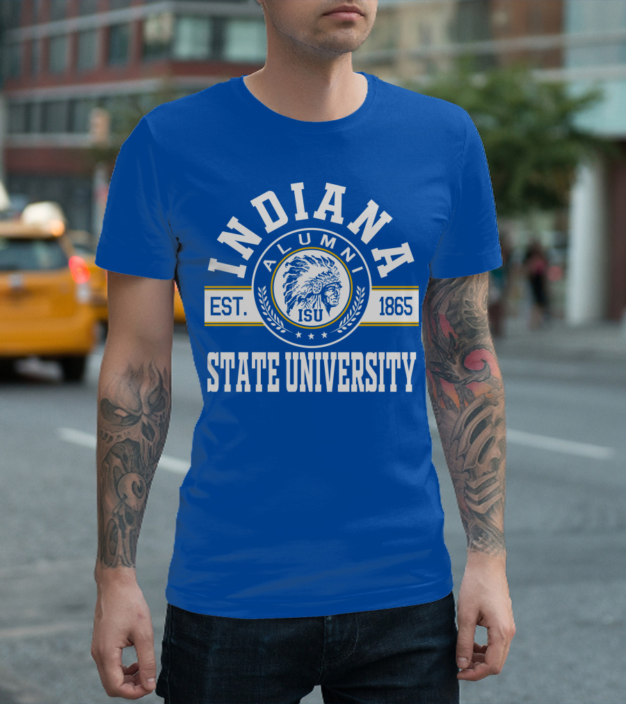 Indiana State University Alumni ISU Est. 1865 T-Shirt