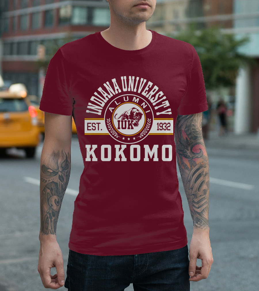Indiana University Kokomo Alumni IUK Est. 1932 T-Shirt