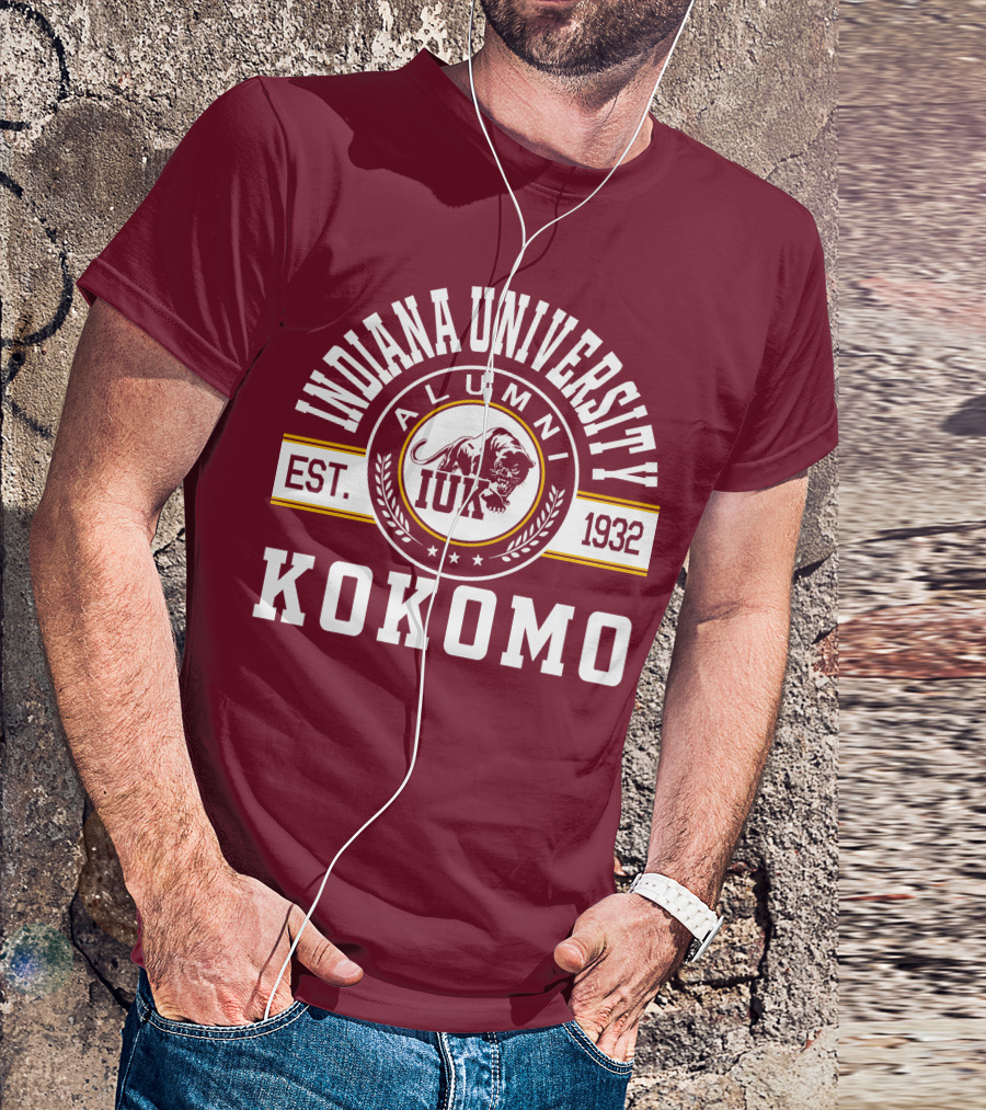 Indiana University Kokomo Alumni IUK Est. 1932 T-Shirt