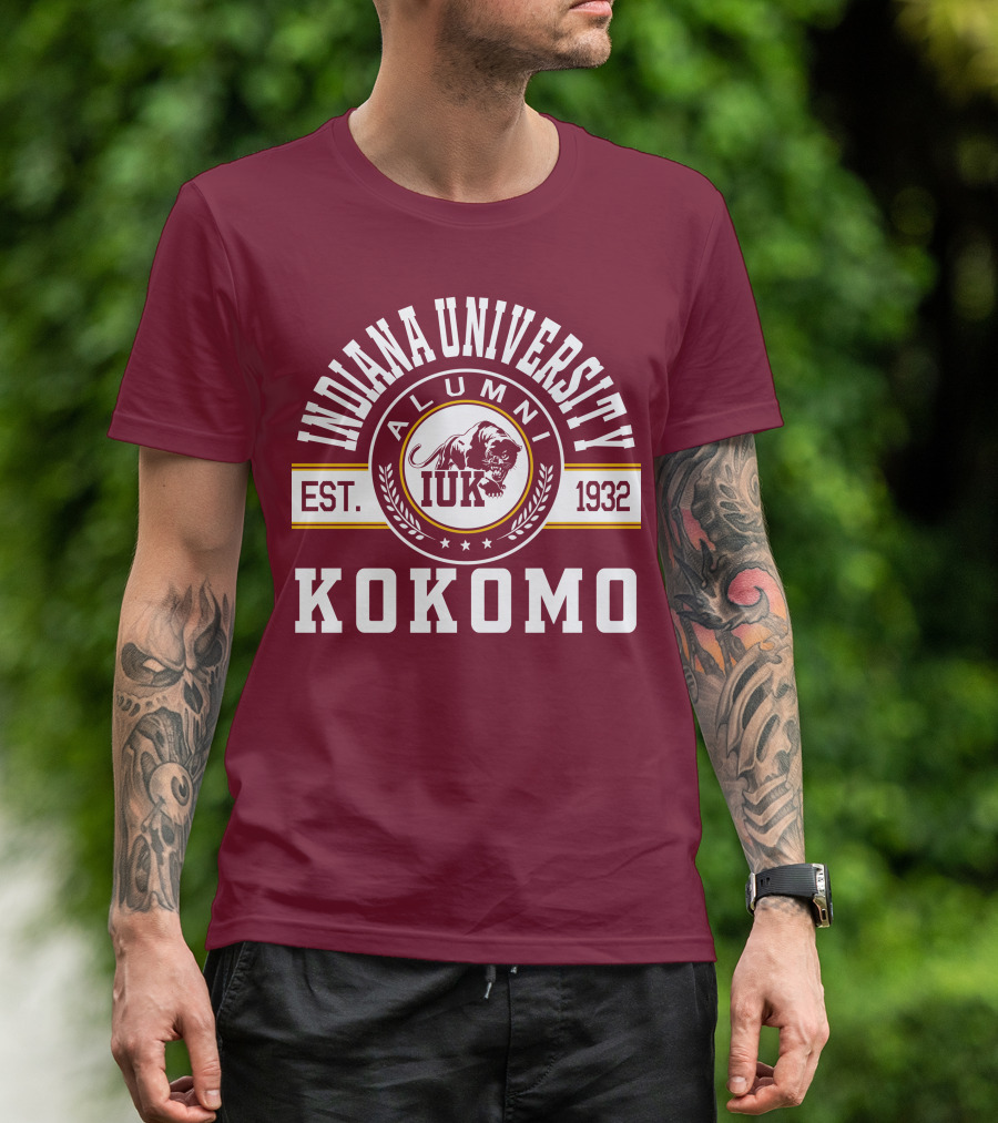 Indiana University Kokomo Alumni IUK Est. 1932 T-Shirt