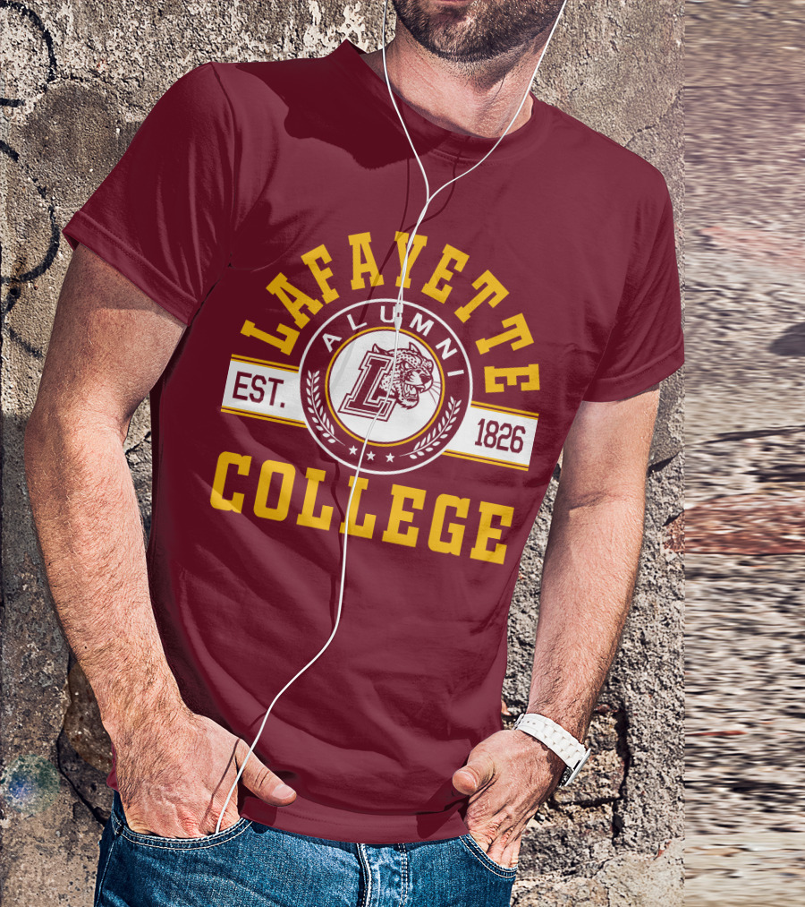 Lafayette College Alumni Est. 1826 Leopard T-Shirt