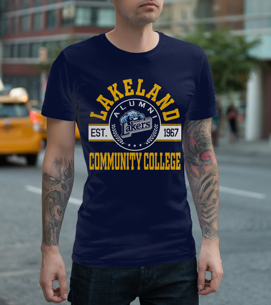 Lakeland Community College Alumni Lakers Kirtland Ohio Est. 1967 T-Shirt