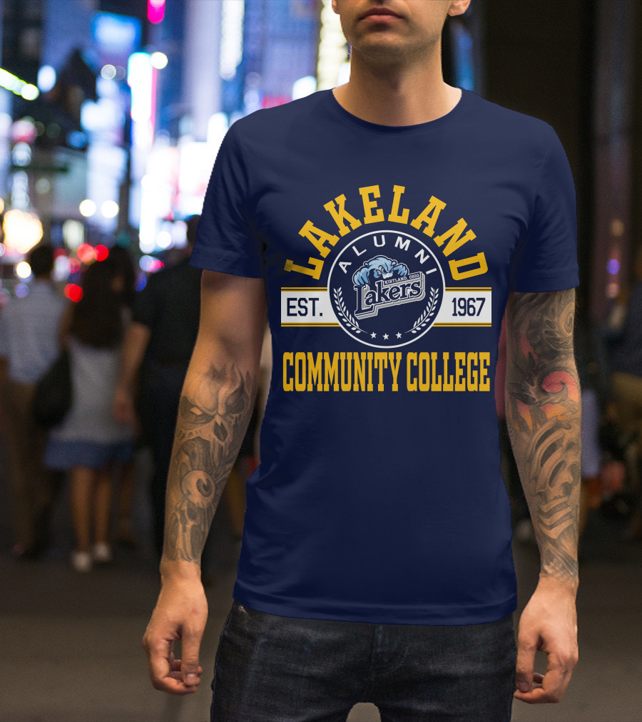 Lakeland Community College Alumni Lakers Kirtland Ohio Est. 1967 T-Shirt