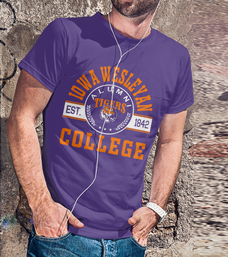 Iowa Wesleyan College Alumni Tigers Est. 1842 T-Shirt