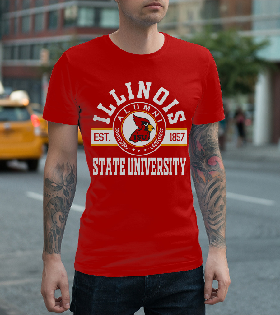 Illinois State University Alumni EST. 1857 ISU T-Shirt
