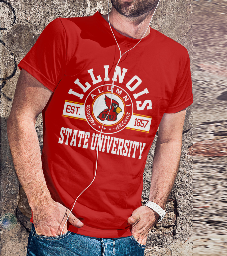 Illinois State University Alumni EST. 1857 ISU T-Shirt
