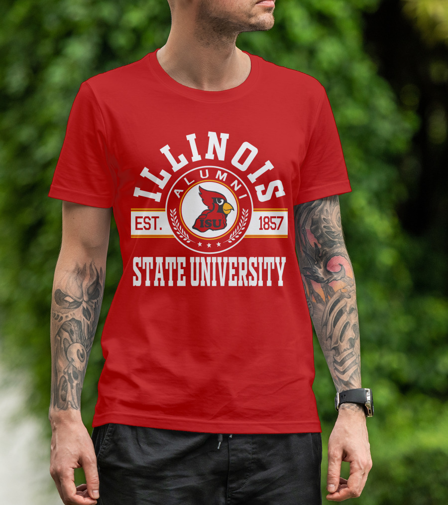Illinois State University Alumni EST. 1857 ISU T-Shirt