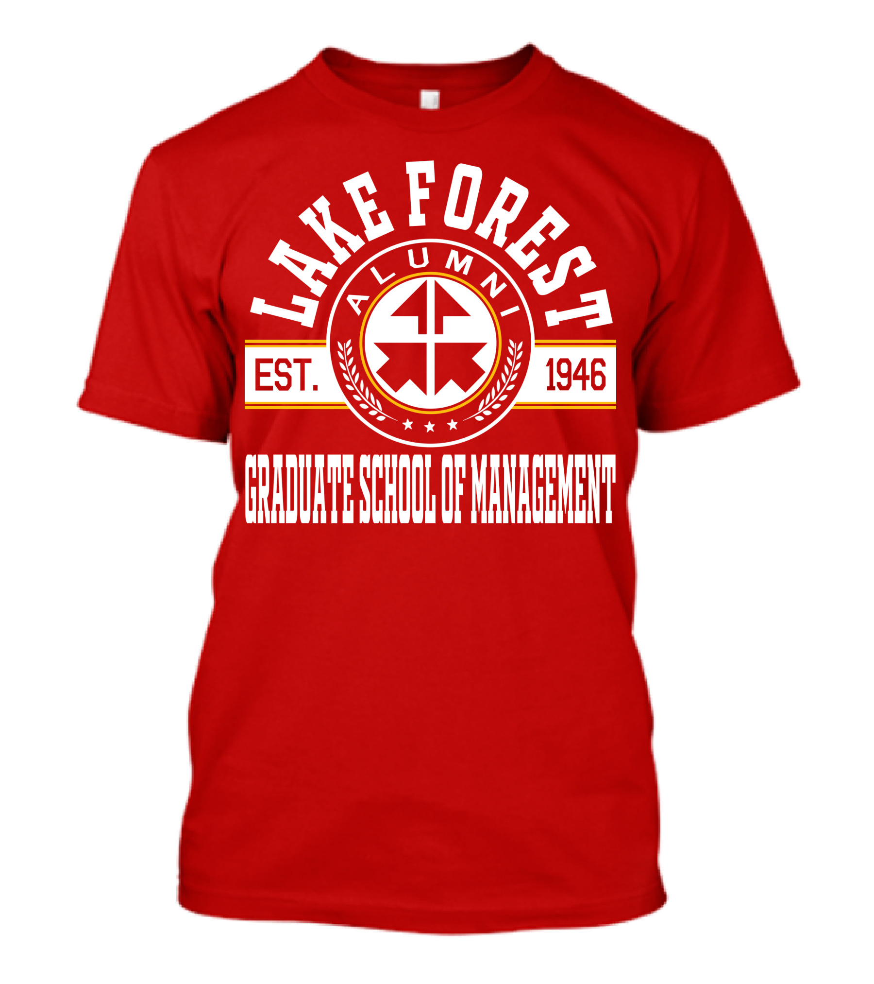 Lake Forest Alumni Est. 1946 Graduate School Of Management T-Shirt