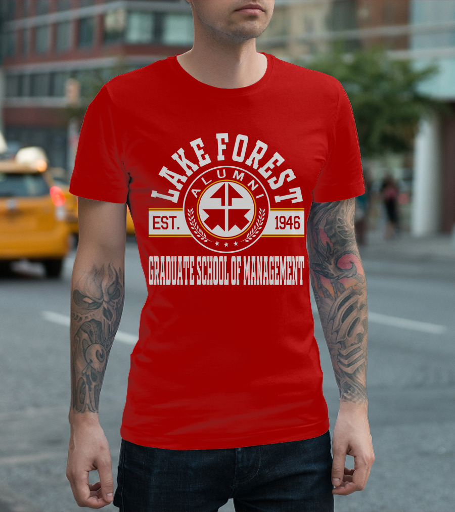 Lake Forest Alumni Est. 1946 Graduate School of Management T-Shirt
