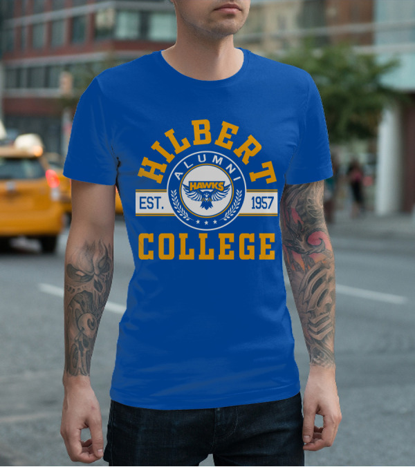 Hawks Hilbert College Alumni Est. 1957 T-Shirt