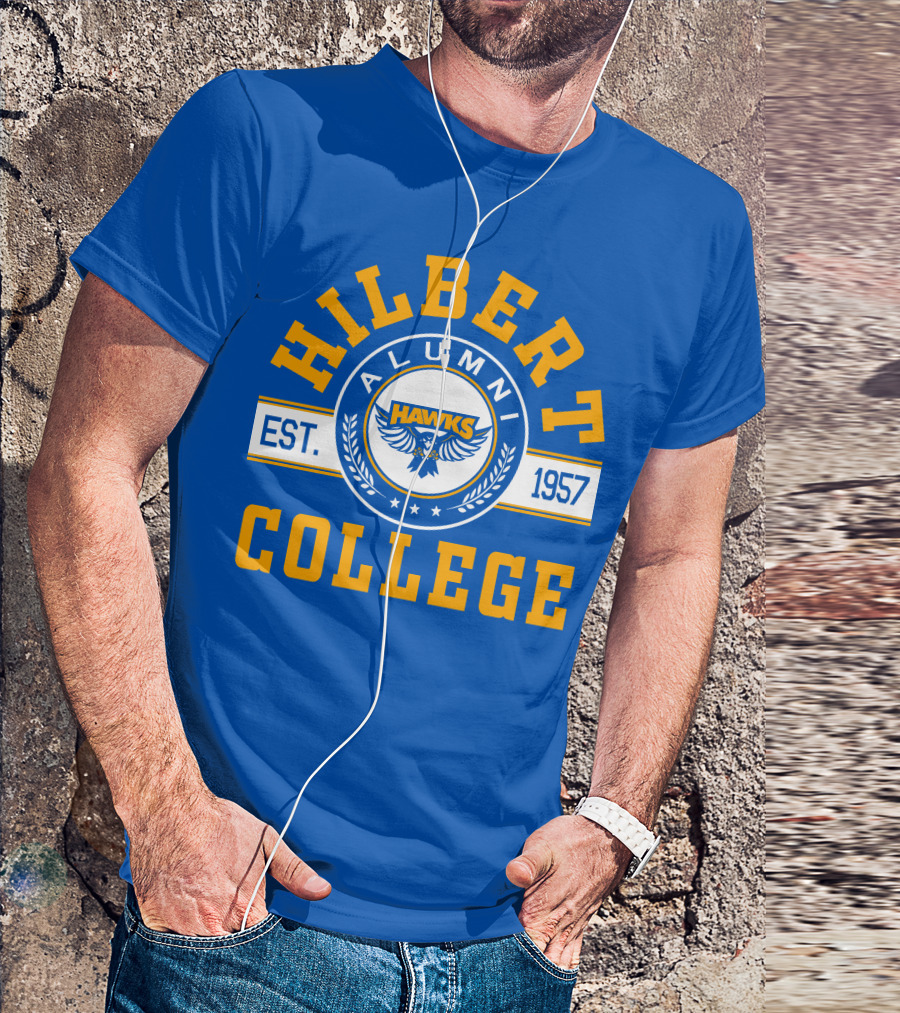 Hawks Hilbert College Alumni Est. 1957 T-Shirt
