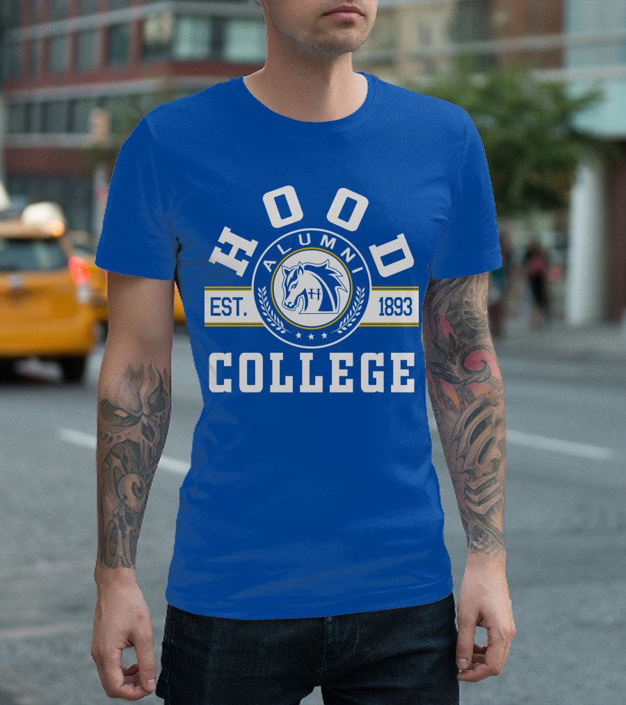 Hood College Alumni Est. 1893 Mustang Crest T-Shirt