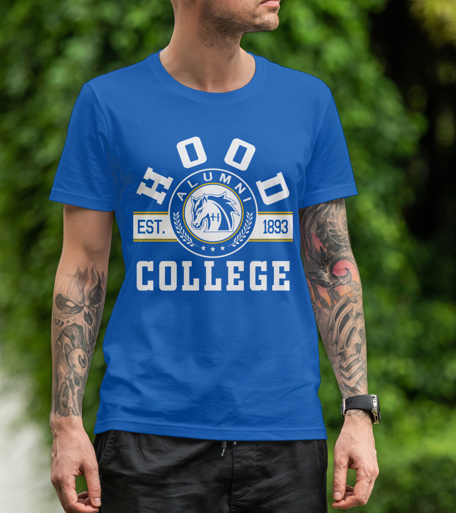Hood College Alumni Est. 1893 Mustang Crest T-Shirt