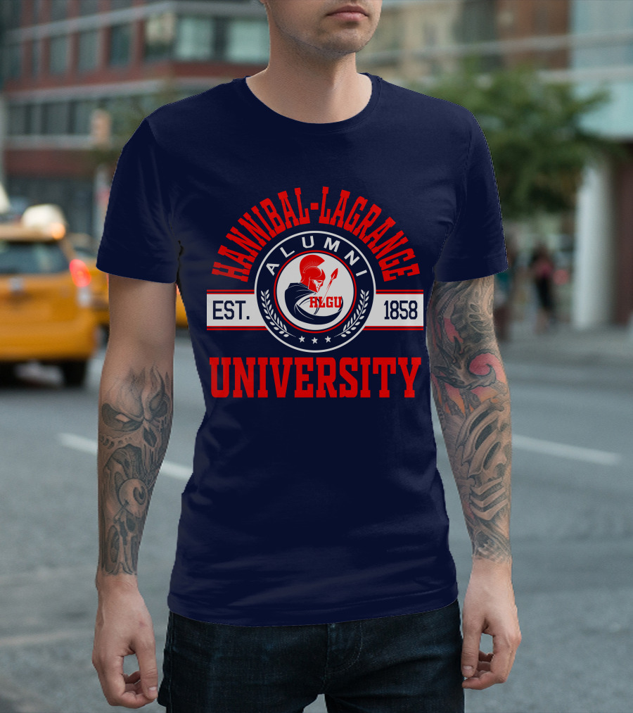 Hannibal LaGrange University Alumni HLGU Est. 1858 Spartan T-Shirt