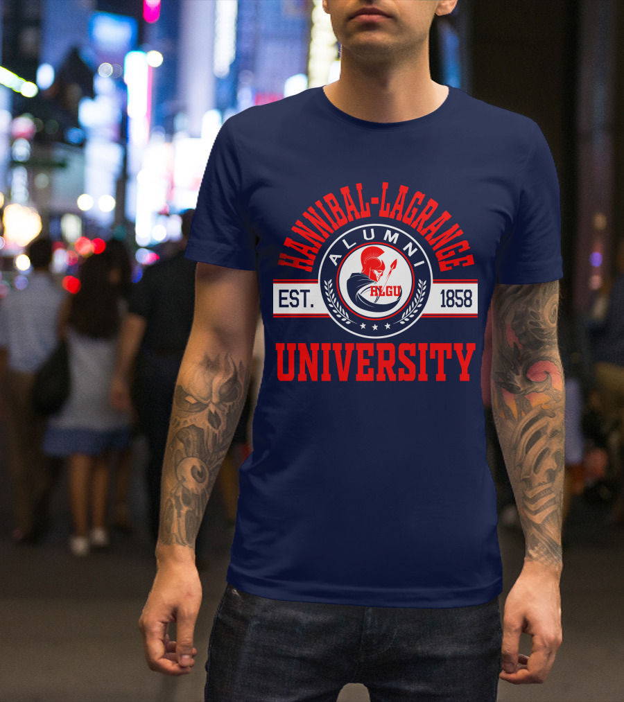 Hannibal LaGrange University Alumni HLGU Est. 1858 Spartan T-Shirt