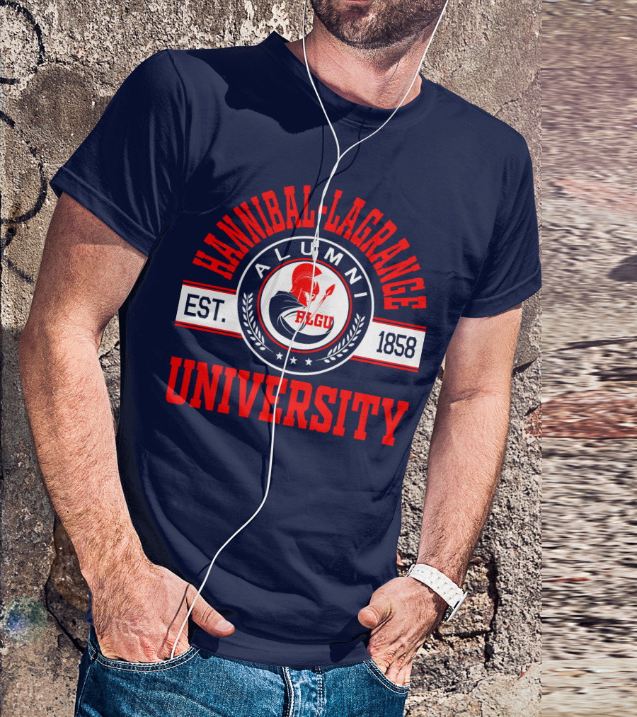 Hannibal LaGrange University Alumni HLGU Est. 1858 Spartan T-Shirt