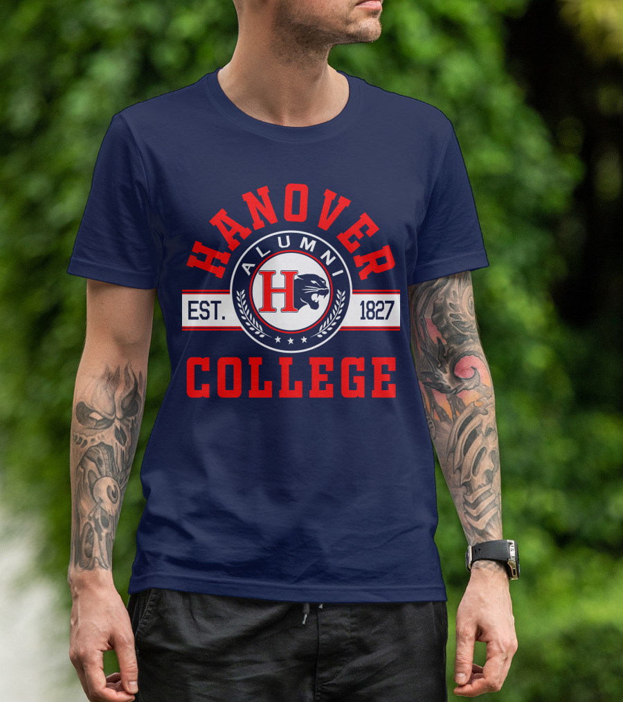 Hanover College Alumni Est. 1827 Panther T-Shirt