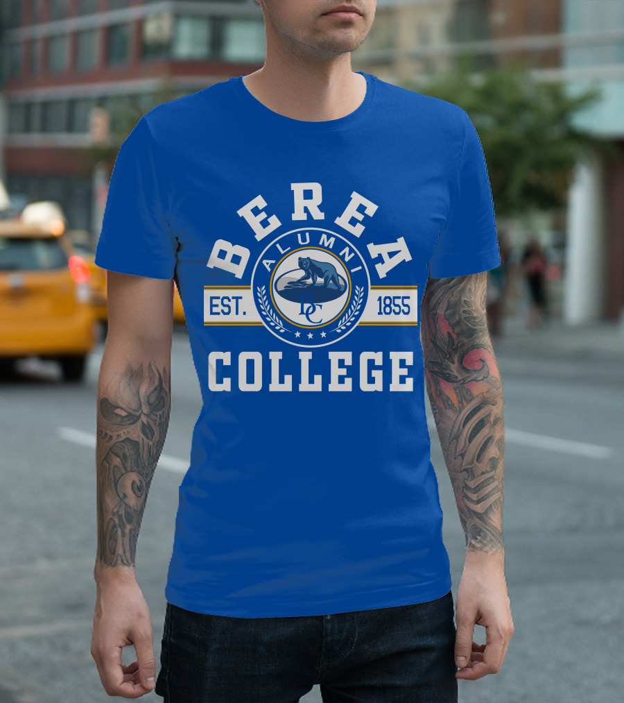 Berea College Alumni Est. 1855 Bear T-Shirt