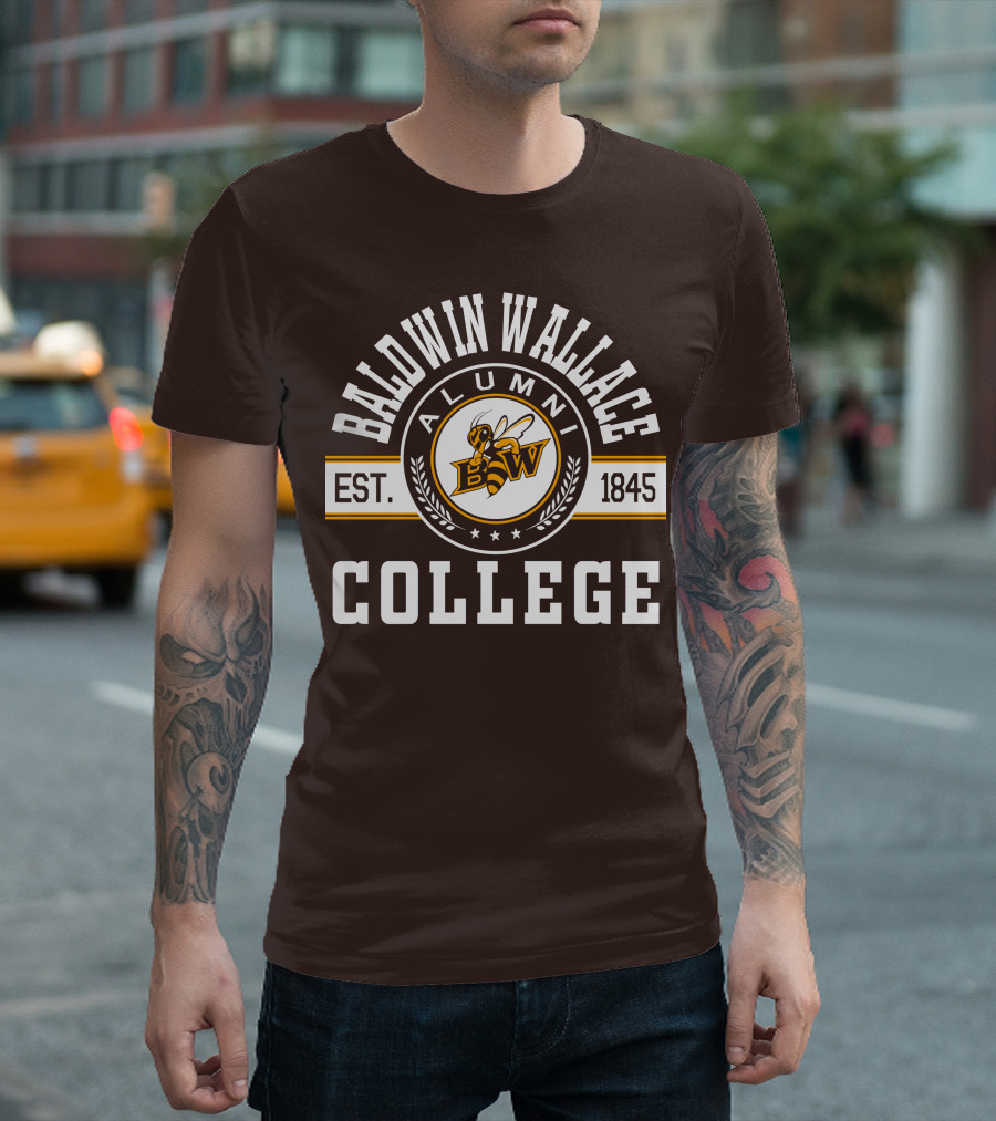 Baldwin Wallace College Alumni Est. 1845 Bee T-Shirt