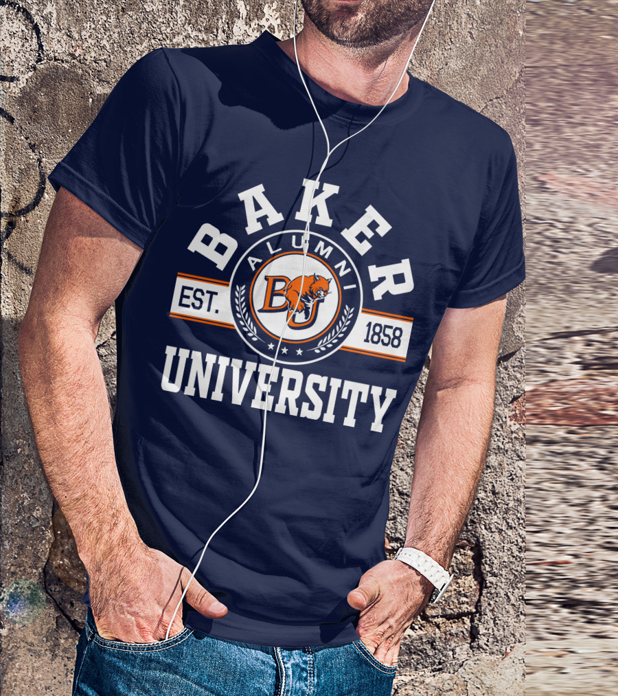 Baker University Alumni BJ Est. 1858 T-Shirt