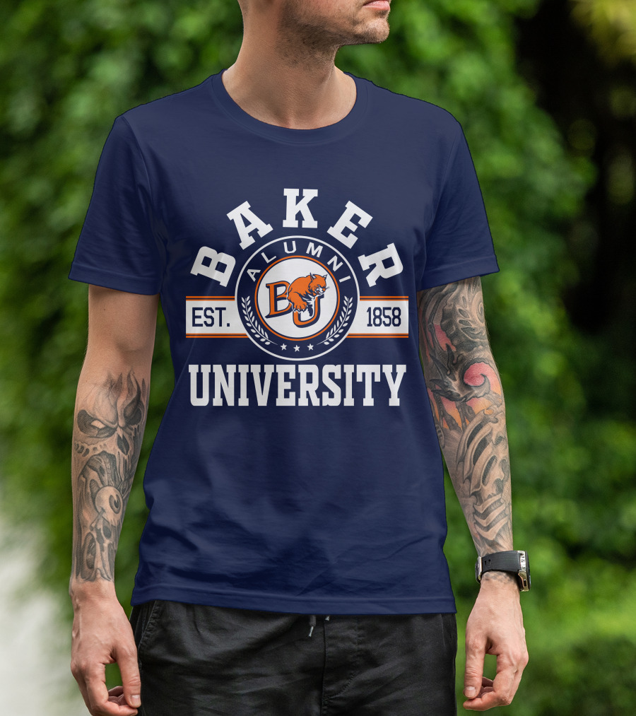 Baker University Alumni BJ Est. 1858 T-Shirt