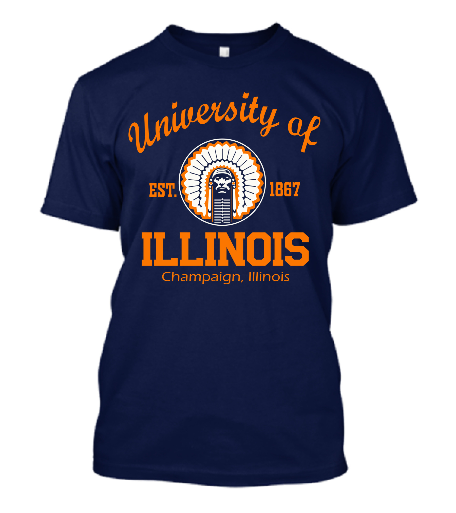 University Of Illinois Est. 1867 Champaign Illinois T-Shirt