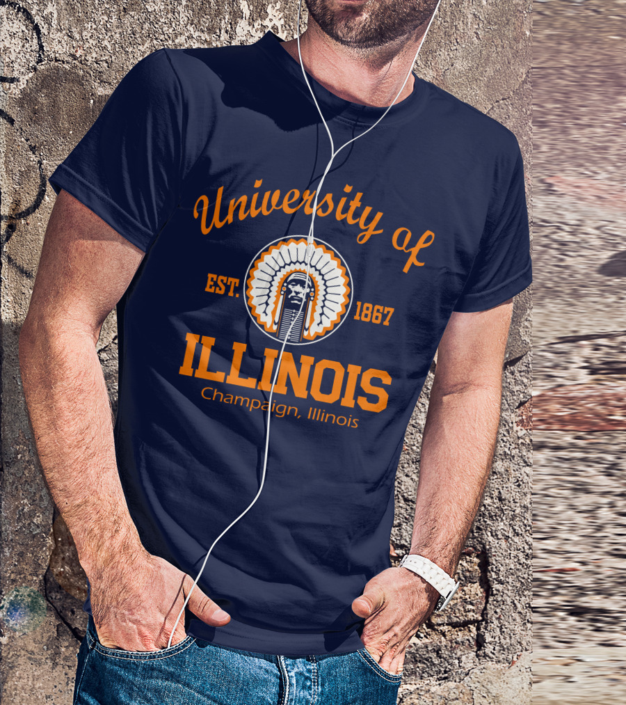 University Of Illinois Est. 1867 Champaign Illinois T-Shirt