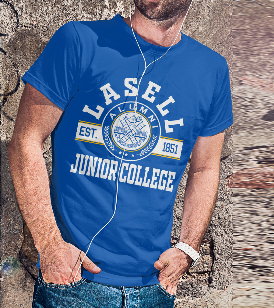 Lasell Junior College Alumni Est. 1851 Perissem Nece Fregerem T-Shirt