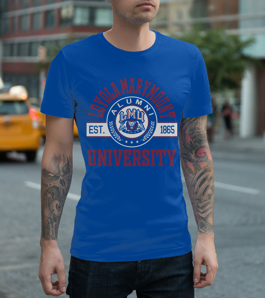 Loyola Marymount University Alumni LMU Lions Est. 1865 T-Shirt