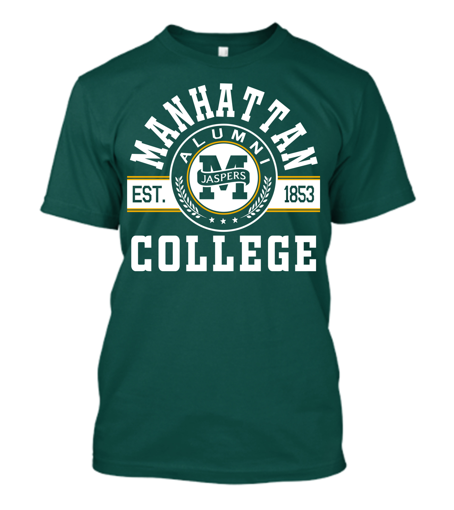 Manhattan College Alumni Jaspers Est. 1853 T-Shirt