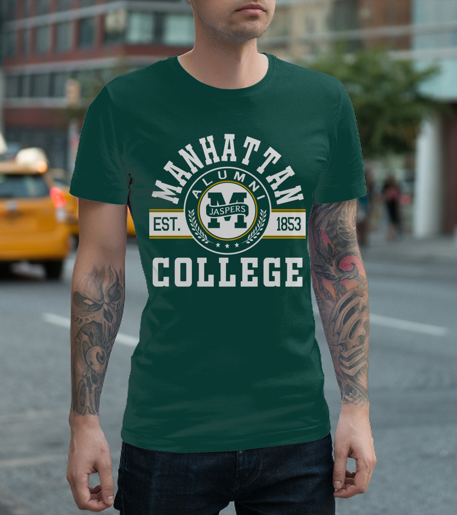 Manhattan College Alumni Jaspers Est. 1853 T-Shirt