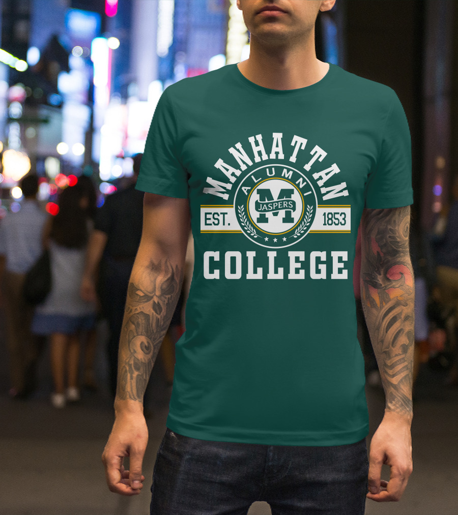 Manhattan College Alumni Jaspers Est. 1853 T-Shirt