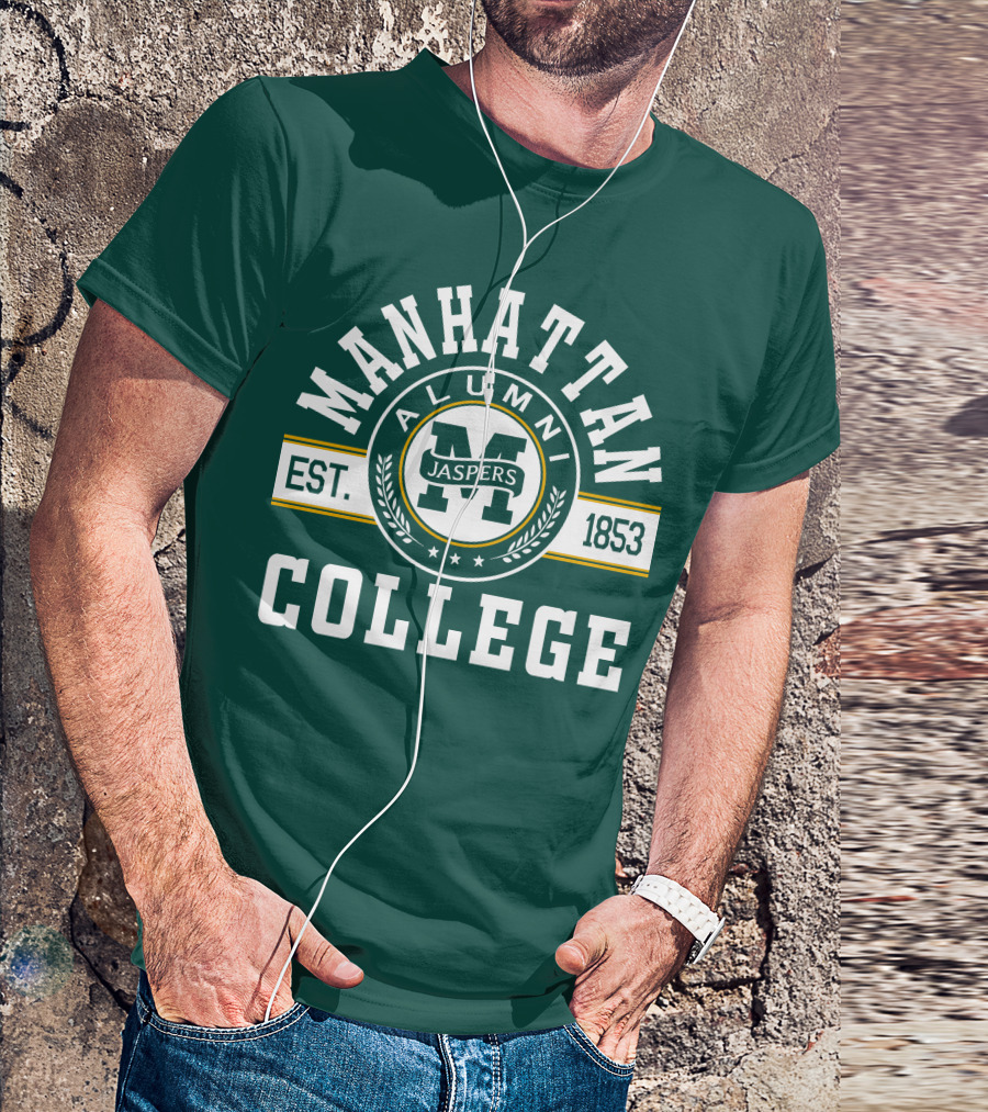 Manhattan College Alumni Jaspers Est. 1853 T-Shirt