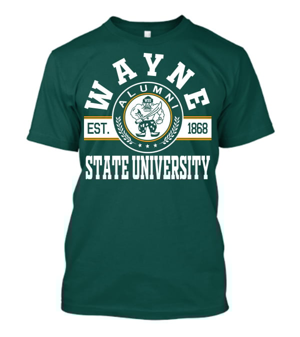 Wayne State University Alumni WSU EST. 1868 T-Shirt