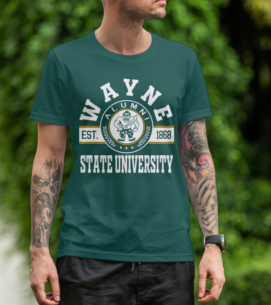 Wayne State University Alumni WSU EST. 1868 T-Shirt