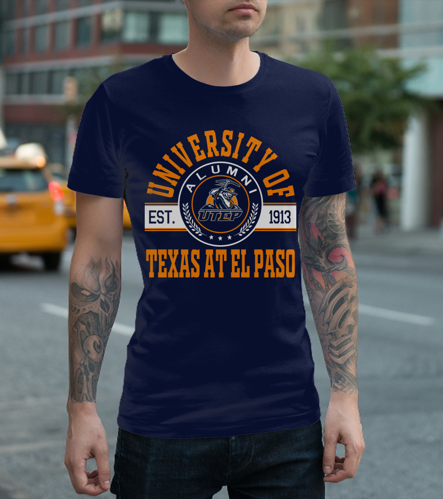 University of Texas at El Paso UTEP Alumni Est. 1913 T-Shirt