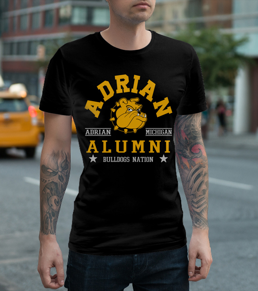 Adrian Michigan Alumni Bulldogs Nation T-Shirt