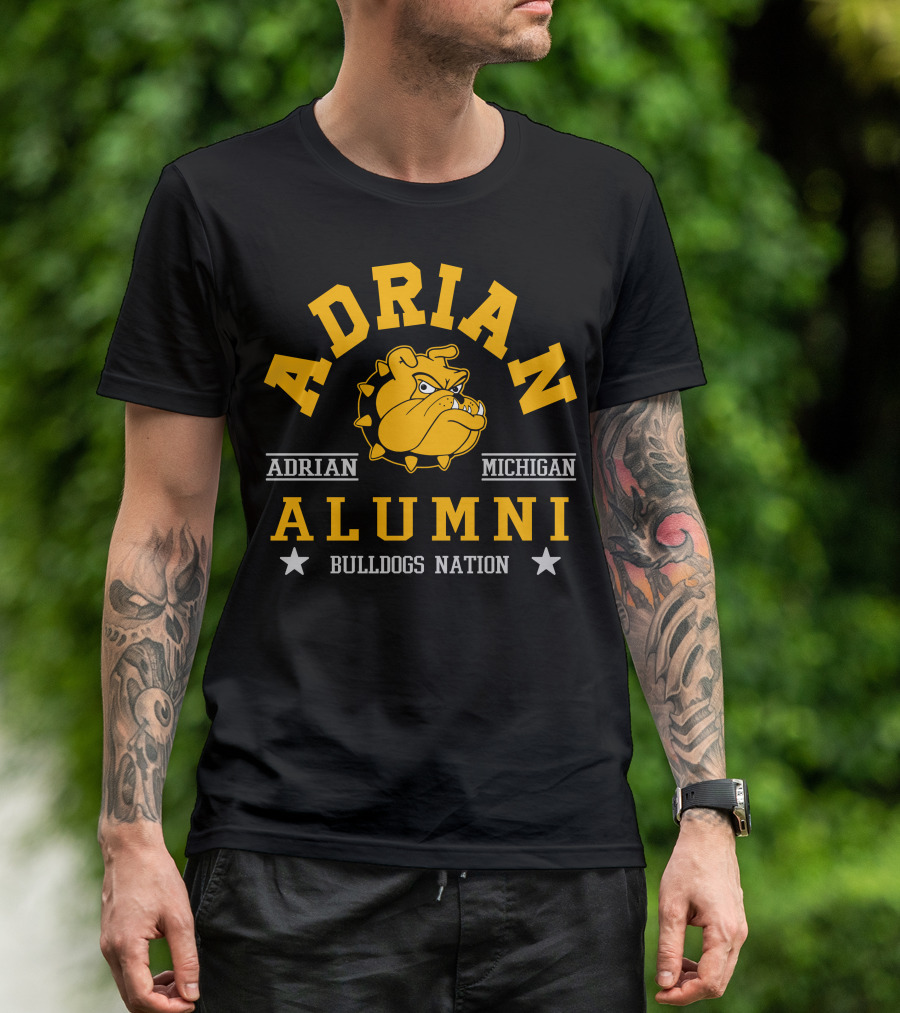 Adrian Michigan Alumni Bulldogs Nation T-Shirt
