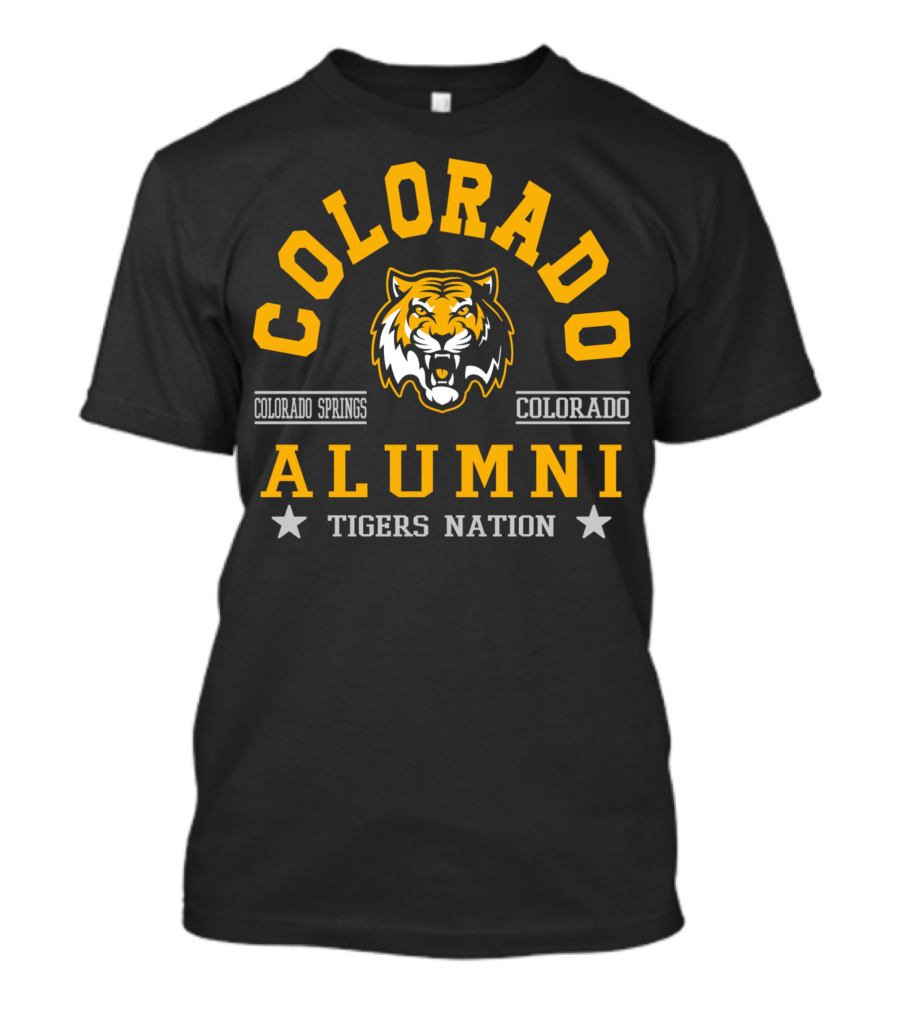 Colorado Springs Colorado Alumni Tigers Nation T-Shirt