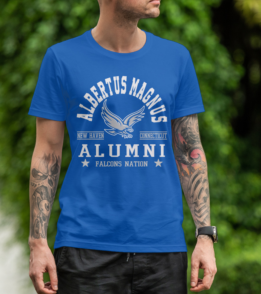 Albertus Magnus New Haven Connecticut Alumni Falcons Nation T-Shirt