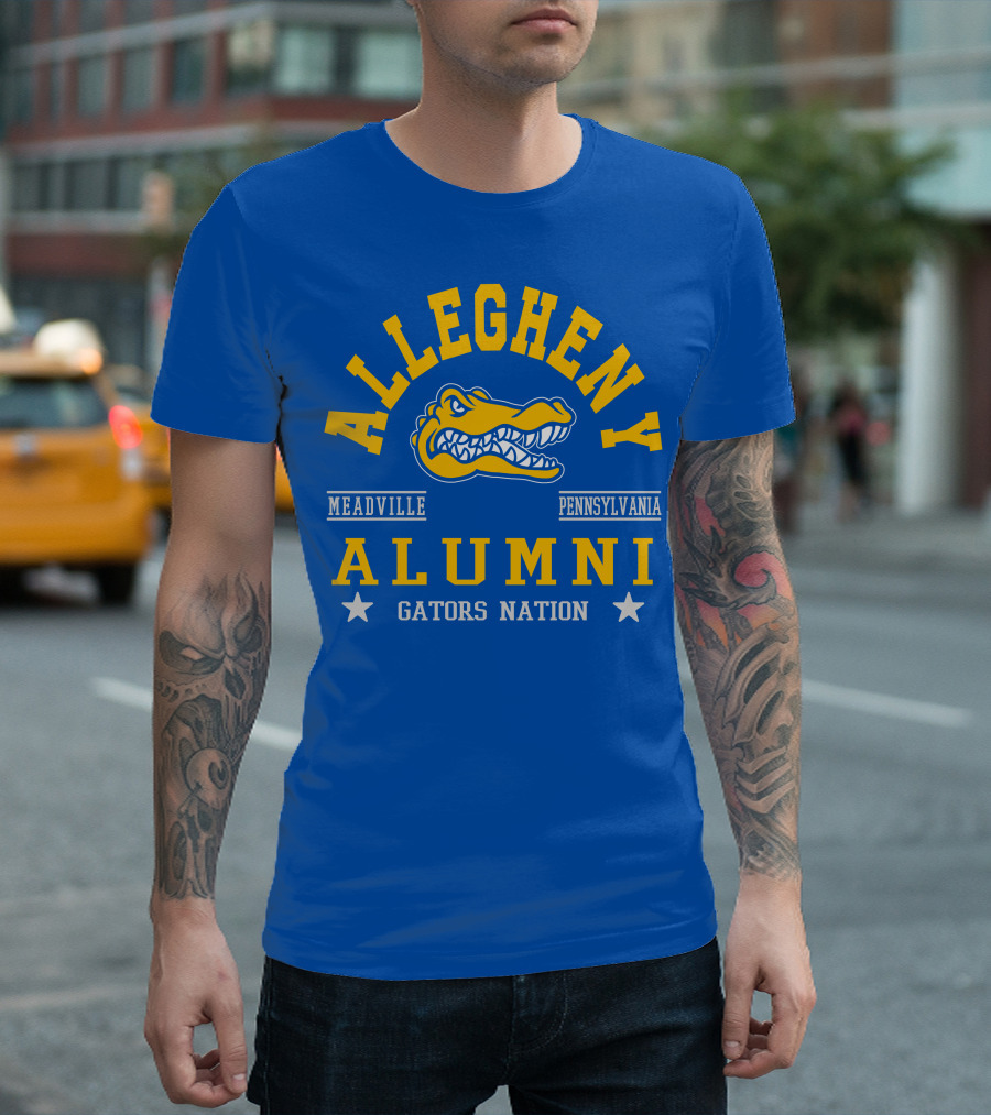 Allegheny Alumni Gators Nation Meadville Pennsylvania T-Shirt