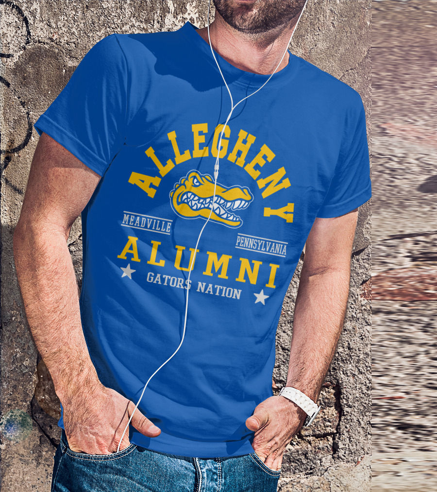 Allegheny Alumni Gators Nation Meadville Pennsylvania T-Shirt