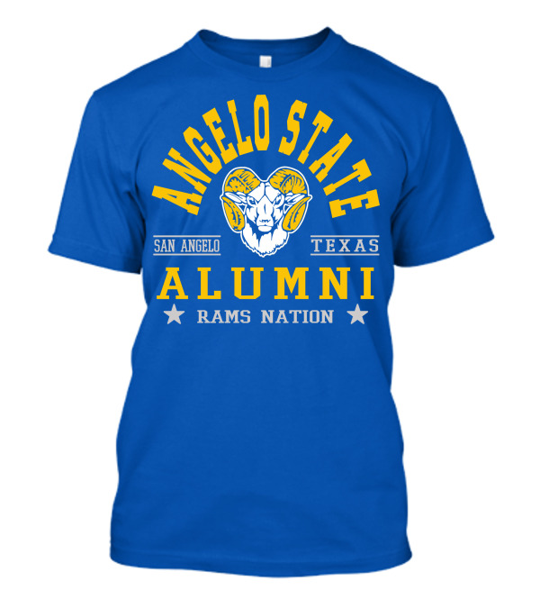 Angelo State Alumni San Angelo Texas Rams Nation T-Shirt